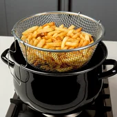 Емайлирана касерола с метална кошница за пържени картофи 24 см NAVA - Thumbnail 11