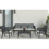 Градински комплект 4 части Lizbon Lounge Set антрацит RAINBOW - Thumbnail 1