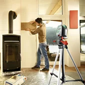 Нивелир Bosch Universal Level 2 лазерен линеен 10м, с тринога - Thumbnail 3