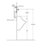 Промивен кран за писоар за вграждане Vidima - Thumbnail 3