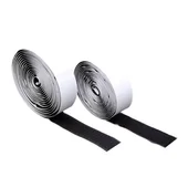 Самозалепваща черна лента велкро 25ммx10м DECOREX - Thumbnail 1