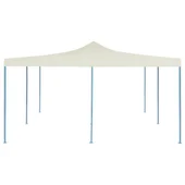 Сгъваема шатра, 5x5 м, кремава - Thumbnail 2