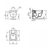 Структура за вграждане с тоалетна чиния и бутон i.Life S IDEAL STANDARD - Thumbnail 5