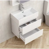 Шкаф за баня Compact 5845W с мивка 6036W INTER CERAMIC - Thumbnail 3