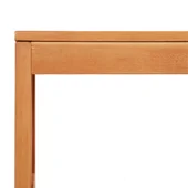 Градинска пейка, 80 см, масивно дърво евкалипт - VL363287 - Thumbnail 5