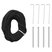 Коледна елха конус, 1400 LED светлини - бели - 500 см - Thumbnail 8