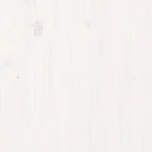Поставка за дърва за огрев бяла 108x73x79 см масивно дърво бор - Thumbnail 7