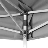 Шестоъгълна pop-up сгъваема шатра, сива, 3,6x3,1 м - Thumbnail 5