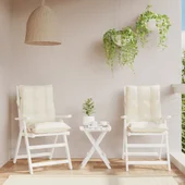 Възглавници за стол ниска облегалка 2 бр кремави Оксфорд плат - VL377677 - Thumbnail 1