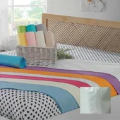 Чаршаф с ластик 100x200 см + калъфка Cylinder L. Green ZAMBAK - Thumbnail 1