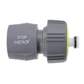 Конектор 1/2" Ж за маркуч 3/4" Stop функция Pro HERLY - Thumbnail 2