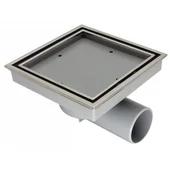 Подов лентов сифон 15х15х7см хром INTER CERAMIC - Thumbnail 1