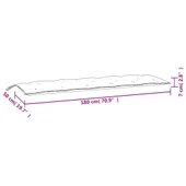 Възглавници за градински пейки 2 бр розови Оксфорд плат - VL361733 - Thumbnail 10