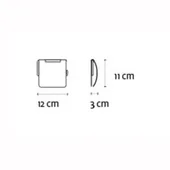 Поставка за тоалетна хартия с капак полирана Extra KAPITAN - Thumbnail 2