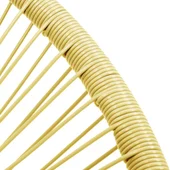 Градински стол Акапулко, полиратан, бежов - Thumbnail 5