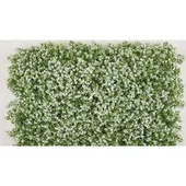 Изкуствена трева за стена 40х60 см ситно бяло DIY-AP-19 - Thumbnail 2