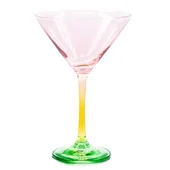 Комплект от 6 чаши за коктейл 274 мл Розово-жълто - Thumbnail 2