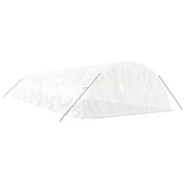 Оранжерия със стоманена рамка бяла 70 м² 14x5x2,3 м - Thumbnail 5