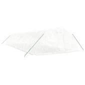 Оранжерия със стоманена рамка бяла 70 м² 14x5x2,3 м - Thumbnail 2