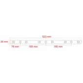 Таванен простир 6x200 см бял SEPIO - Thumbnail 7