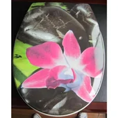 Тоалетна седалка с плавно затваряне 45.5х37.3см цвете INTER CERAMIC - Thumbnail 1