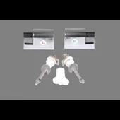 Тоалетна седалка с плавно затваряне 45.5х37.3см цвете INTER CERAMIC - Thumbnail 3