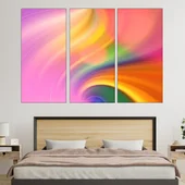 Цветен абстрактен фон - картина пано за стена - Thumbnail 2