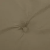 Възглавница за градинска пейка меланж таупе 180x50x7 см плат - VL4002572 - Thumbnail 6