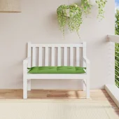 Възглавница за градинска пейка меланж зелена 100x50x7 см плат - VL4002536 - Thumbnail 3