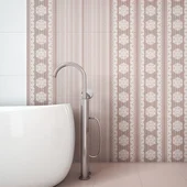 Фаянс 25х40 см Велвет бял 5866 KAI - Thumbnail 2