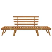 Градинска пейка 2-в-1, 190 см, акация масив - VL316471 - Thumbnail 4