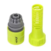 Конектор 1/2" Ж за маркуч 1/2" с предпазител S-line HERLY - Thumbnail 2