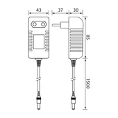LED захранване PLD PLUG DRIVER 24W VIVALUX - Thumbnail 2