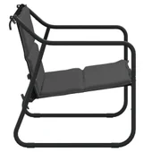 2-местна градинска пейка с възглавница антрацит стомана - VL364106 - Thumbnail 4