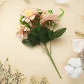 Декоративен букет Далия с пет цвята 29 см - Thumbnail 2