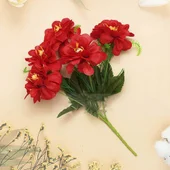 Декоративен букет Далия с пет цвята 29 см - Thumbnail 8