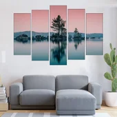 Изглед от езерото Тахо - картина пано за стена - Thumbnail 3