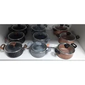 Комплект тенджери с гранитно покритие 3 бр. SN202 MENZIR - Thumbnail 2