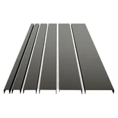 Лайстна 23 мм 270 см черен хром BRCL2370 TESAY - Thumbnail 1