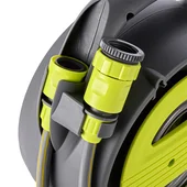 Макара за маркуч с бързо навиване 10 м + 1.5 м и конектори HERLY - Thumbnail 3