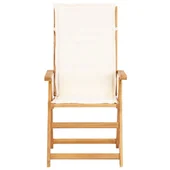 Накланящи се градински столове, 2 бр., кафяви, акация масив - Thumbnail 2