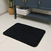 Постелка за баня с Memory пяна 50x70 см черна  ICSC 181 INTER CERAMIC - Thumbnail 2