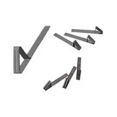 Снегозадържаща широка кука антрацит BRAMAC - Thumbnail 1