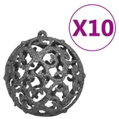 Изкуствена коледна елха с комплект топки и шишарки - LED  210 см - Thumbnail 8