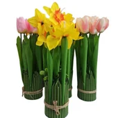 Изкуствено цвете букет 30 см - Thumbnail 1