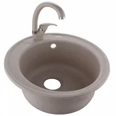 Кухненска гранитна мивка Дита 19.5х49см със смесител INTER CERAMIC - Thumbnail 1