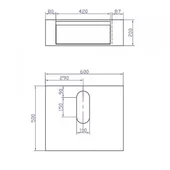 Шкаф за баня с мивка - ICP 6029 - INTER CERAMIC - Thumbnail 5