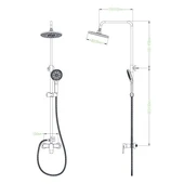 Душ система със смесител 910057 FORMA VITA - Thumbnail 2