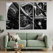 Двигател на самолет от WW2 - картина пано за стена - Thumbnail 2