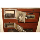 Готварска печка на дърва с плоча от лят чугун BAYRAKTAR - Thumbnail 2